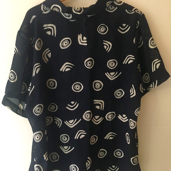 Vintage Rene Margo Collared Button Down - Picture 2 of 2